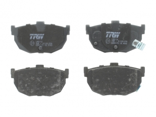 Купить GDB3170 TRW Тормозные колодки задние Elantra (1.6, 1.8, 2.0) с звуковым предупреждением износа